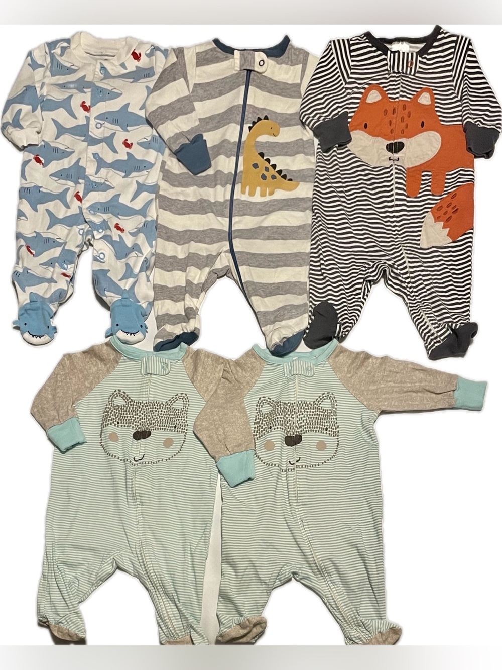 5pc Sleeper bundle NB-3mo